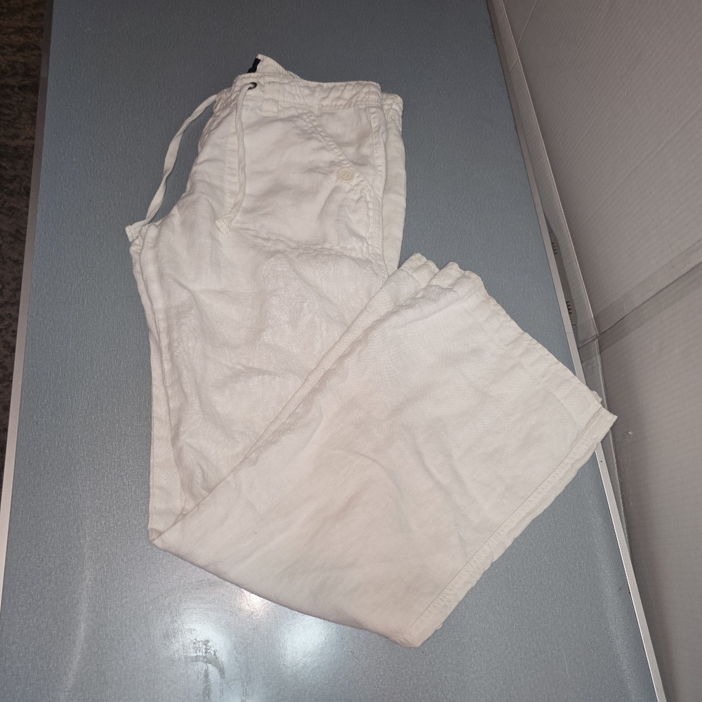 Sanctuary Clothing White Linen Drawstring Pants – Women’s Size 28 - Picture 7 of 15